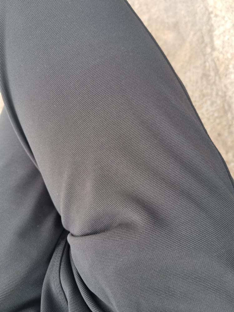 Customer photo review of Men's Brown Soft Lycra Trouser