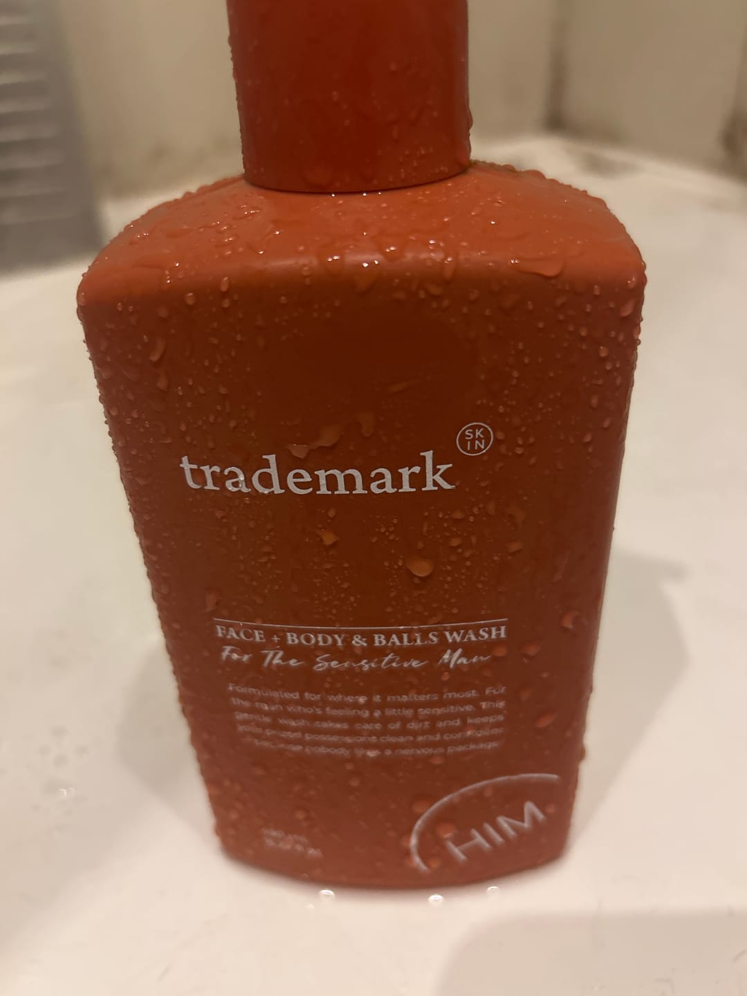 Customer photo review of FACE + BODY & BALLS WASH