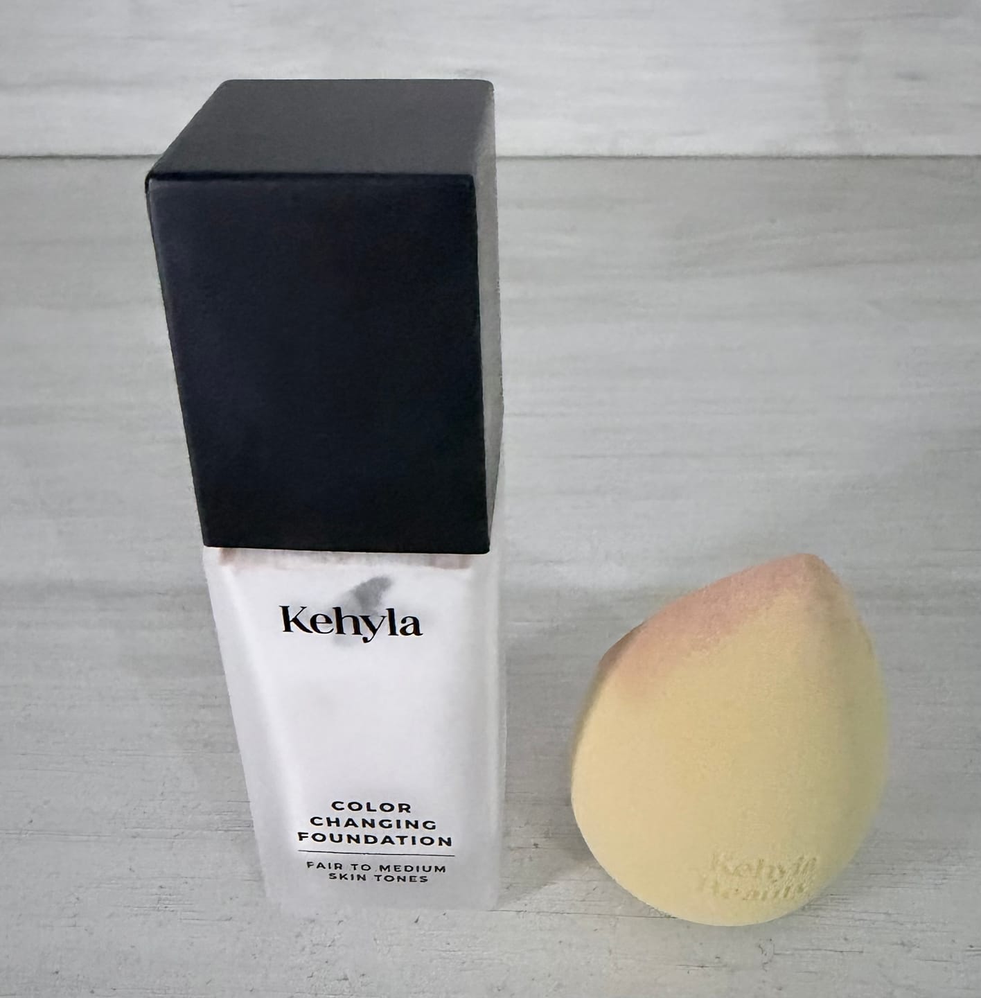 Customer photo review of Color Changing Foundation