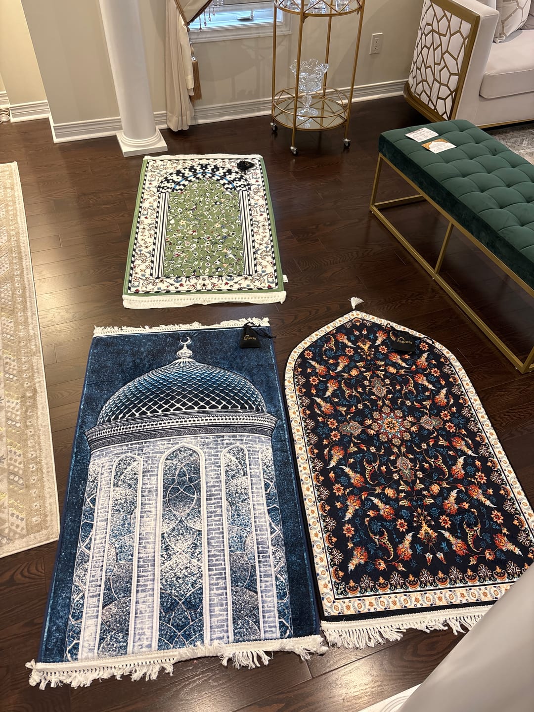 Customer photo review of Minbar Al Rawda Padded Prayer Mat