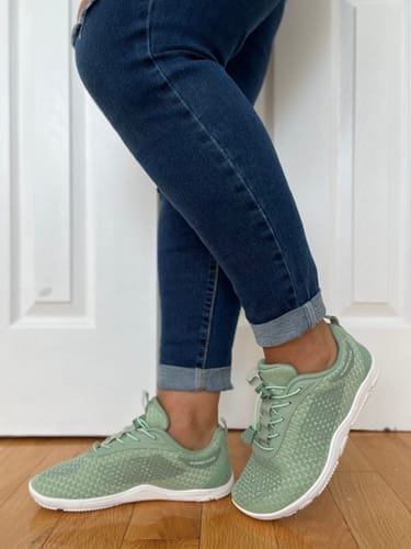 Customer photo review of HF Flow – Minimalistic Shoes for Foot, Knee & Back Pain