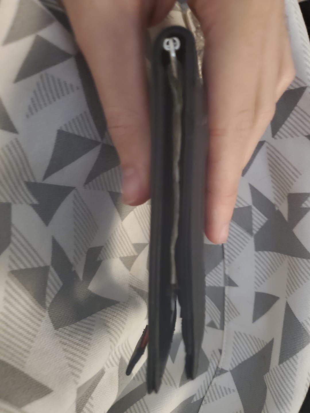 Customer photo review of 80Eighty® Matte Black Leather Wallet