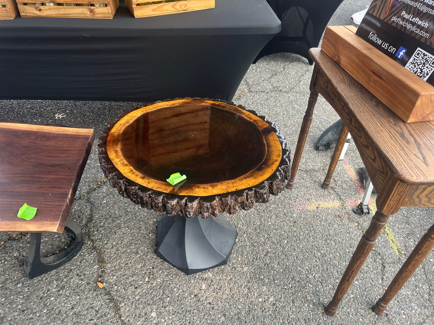Customer photo review of End Table Base 217 Lithe 20" H Minimalist Style