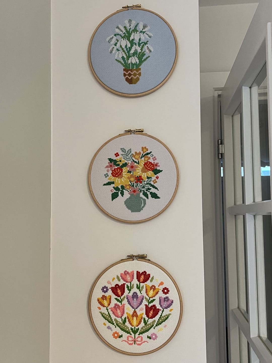 Customer photo review of Wooden 7" Elbesee Hoop for Cross Stitch and Embroidery