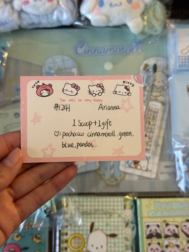 Customer photo review of A-Mystery Lucky Scoop Game