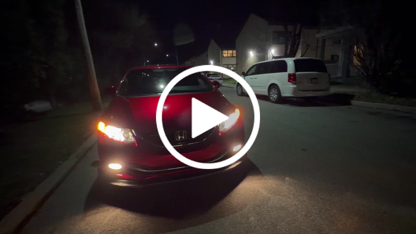 Customer video review of Glossy Metallic Vampire Red Vinyl Wrap
