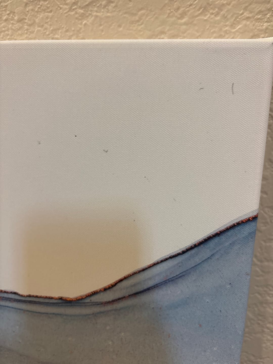 Customer photo review of Abstract Art Print - Blue Abstract Canvas Wall Art Print Abstract Art Fluid Effect Marble Wall Art