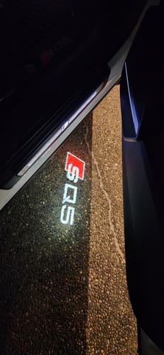Customer photo review of AUDI DOOR LIGHTS