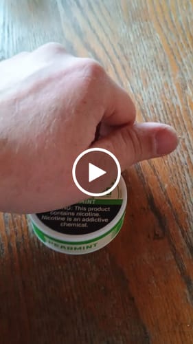 Customer video review of Spearmint Nicotine Pouches