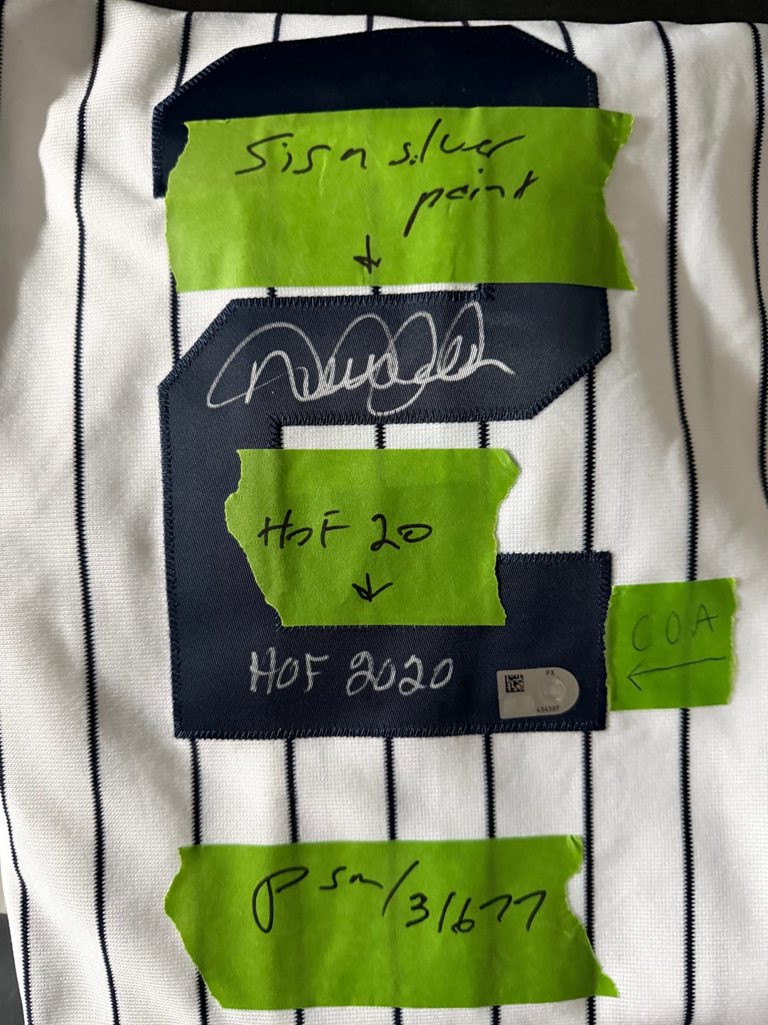 Customer photo review of Derek Jeter Autograph Signing