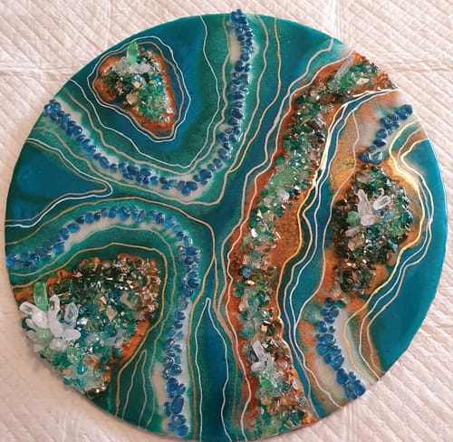 Customer photo review of GLACIER ICE CRUSHED GLASS