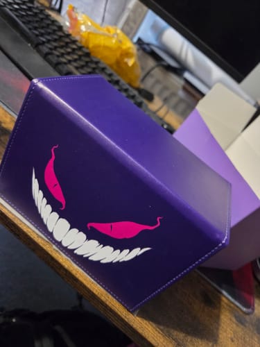 Customer photo review of Purple Evil Deckbox