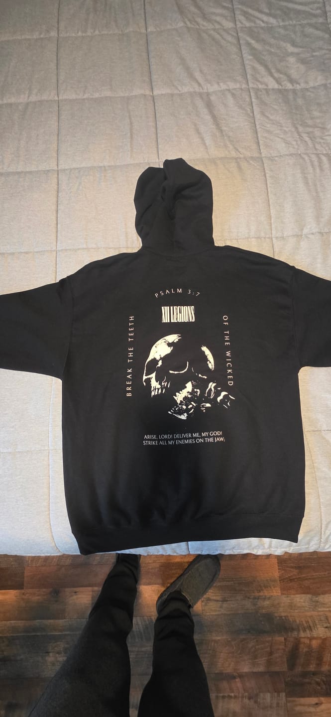 Customer photo review of PSALM 3:7 Hoodie