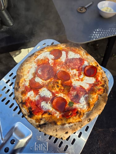Customer photo review of Sourdough Pizza Bases