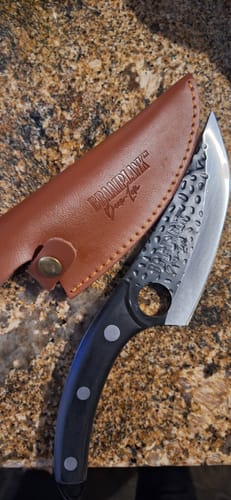 Customer photo review of BRAAIPLANK™ "BEENLEM" HAMMER FORGED BONING KNIFE