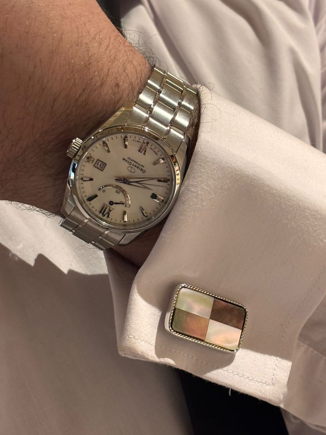 Customer photo review of Reloj Orient Star Automatic RE-AU0006S00B Sapphire 38,5mm Made in Japan