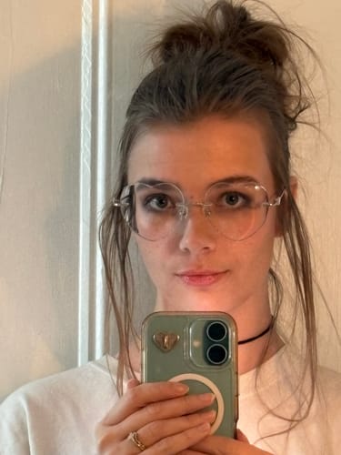 Customer photo review of Cherish Eyeglasses