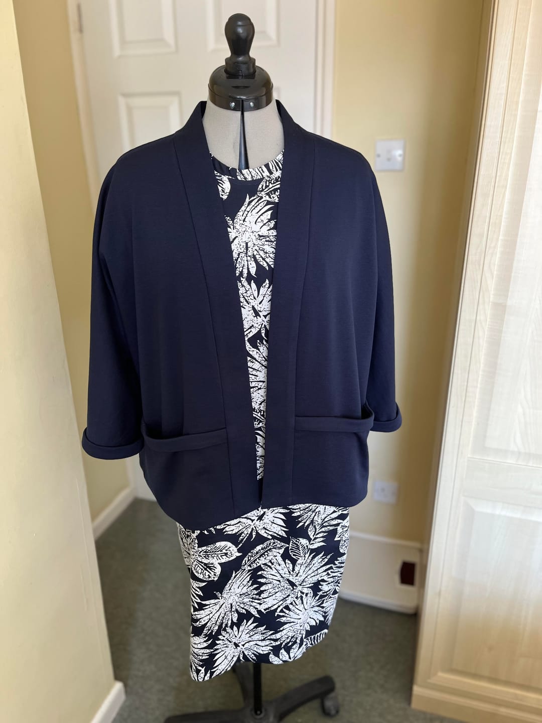 Customer photo review of Plain Ponte Roma Fabric
