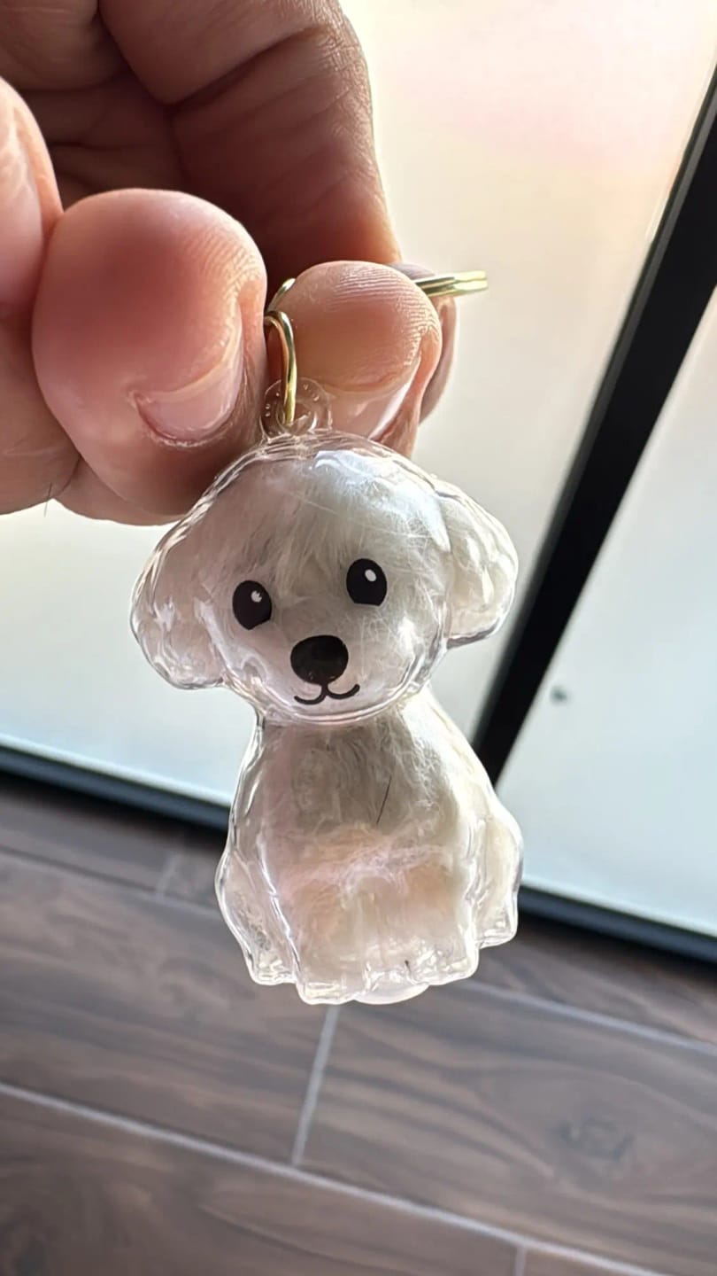 Customer photo review of Llavero Recuerdo Mascota