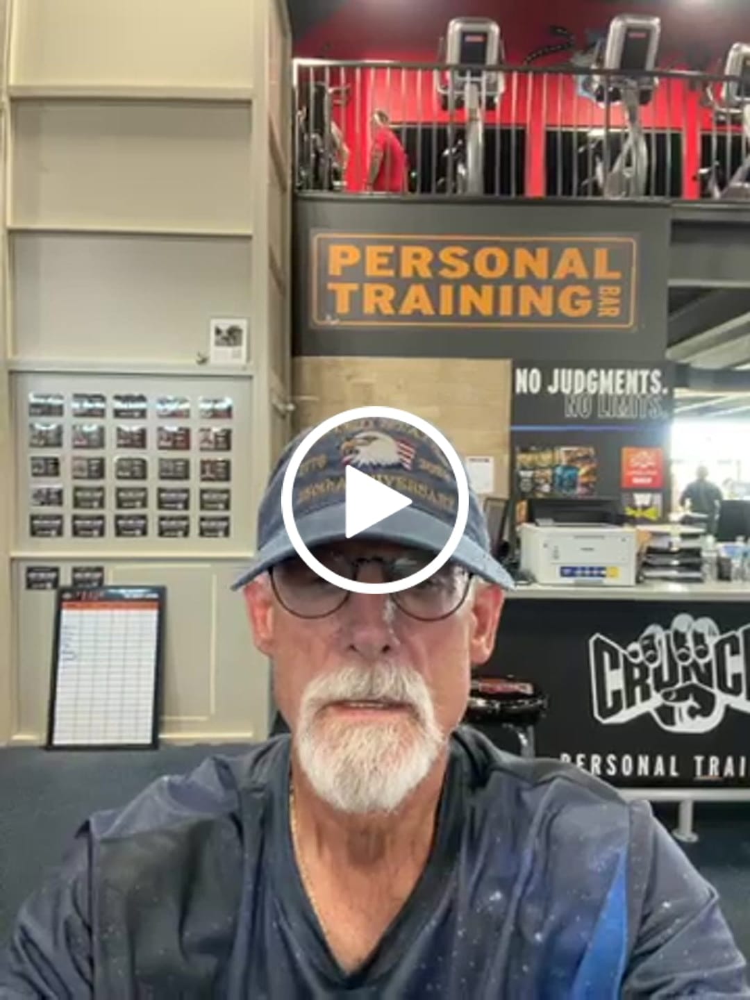 Customer video review of USA 250th Anniversary Eagle Embroidered Cap 1776 – 2026 – Washed Navy