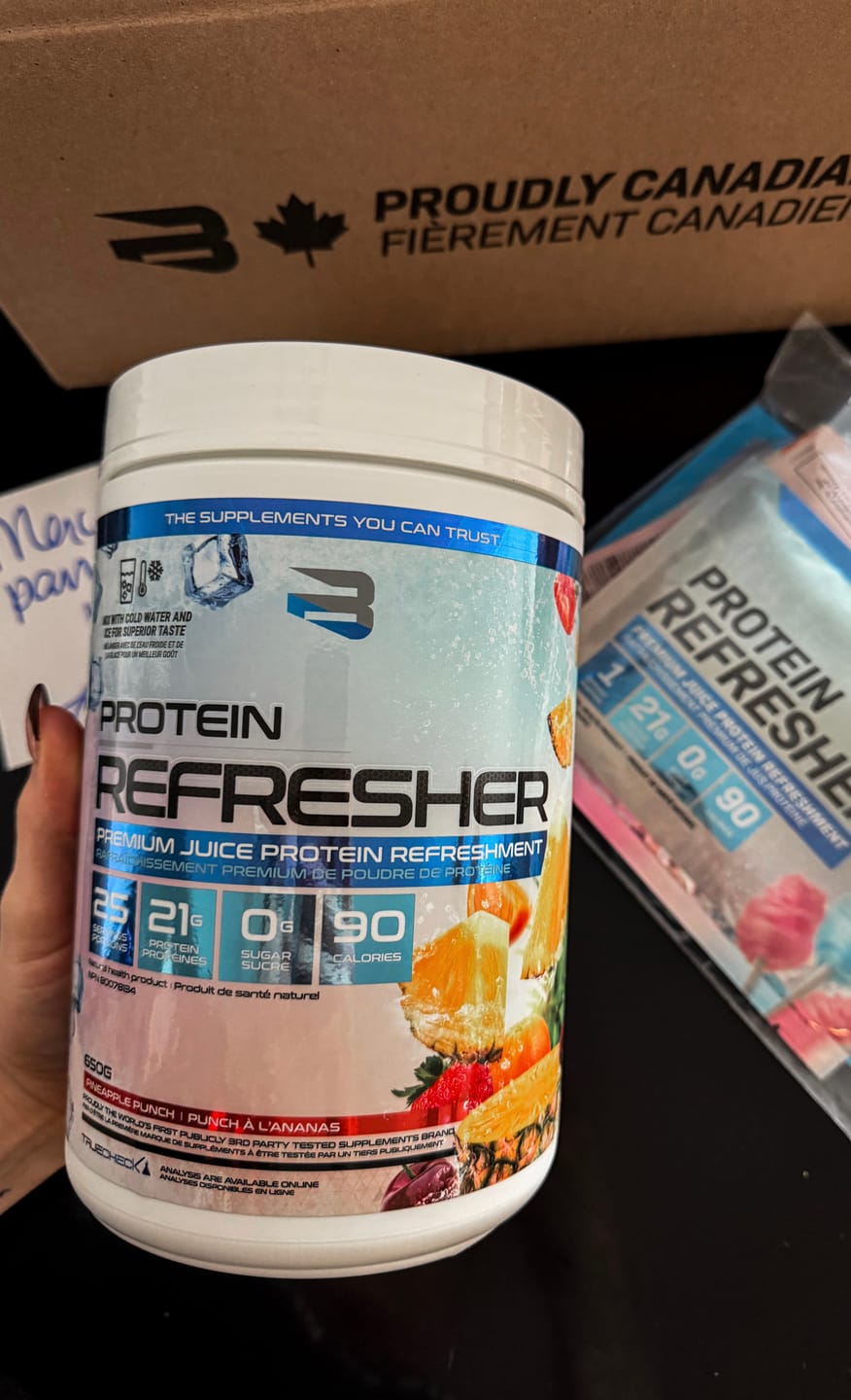 Customer photo review of Protein Refresher