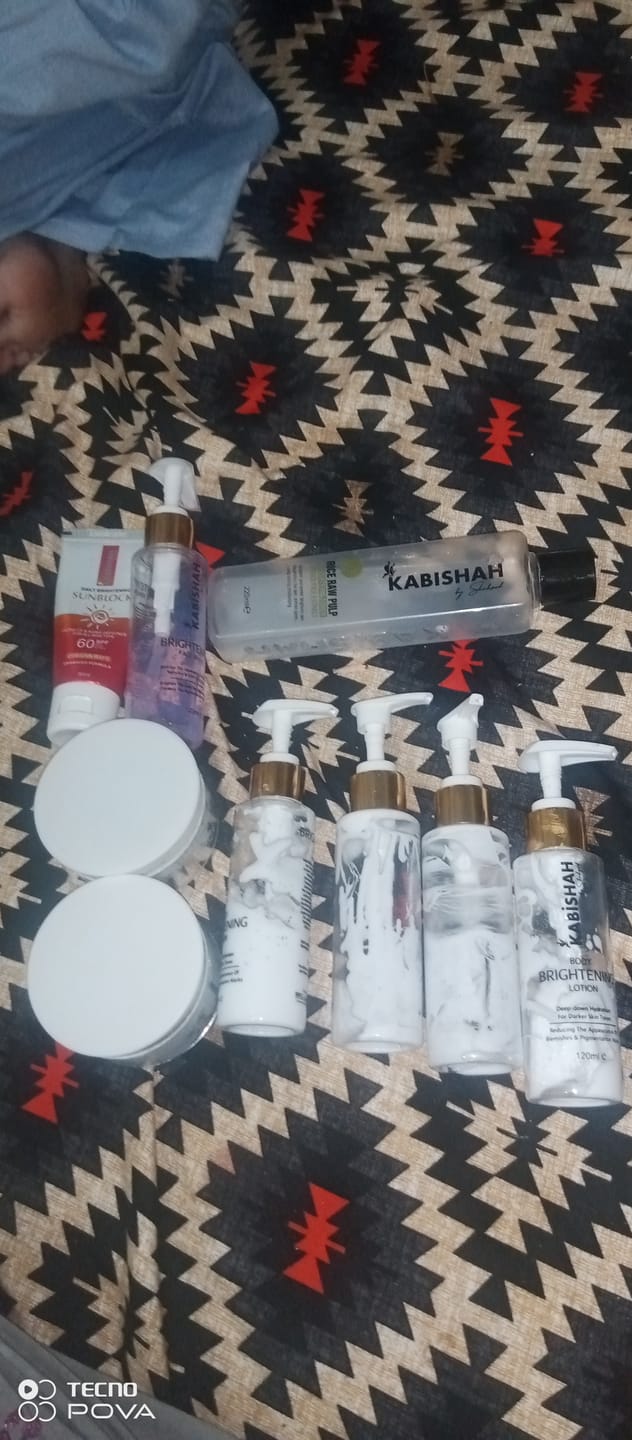 Customer photo review of Body Hydrating & Brightening Bundle