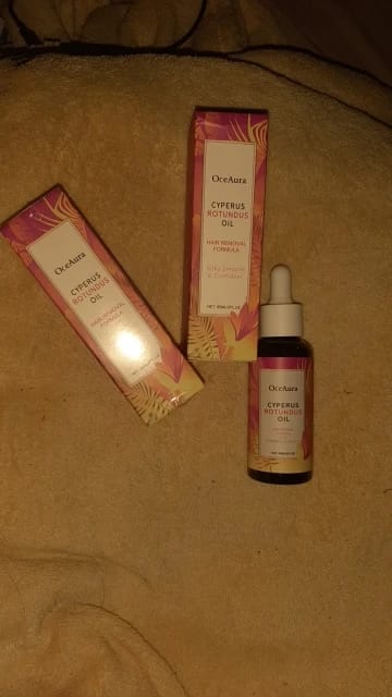 Customer photo review of Cyperus Rotundus Oil for Smooth Skin And Relaxation
