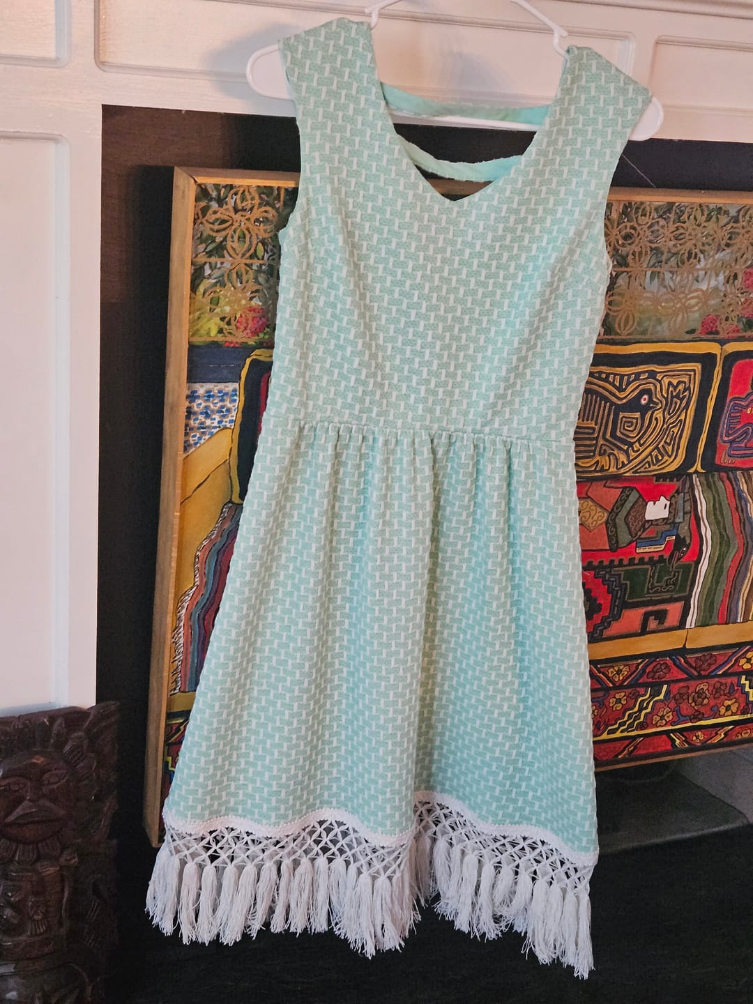 Customer photo review of Isis Cotton Tassel Trim (Sold by the Yard)