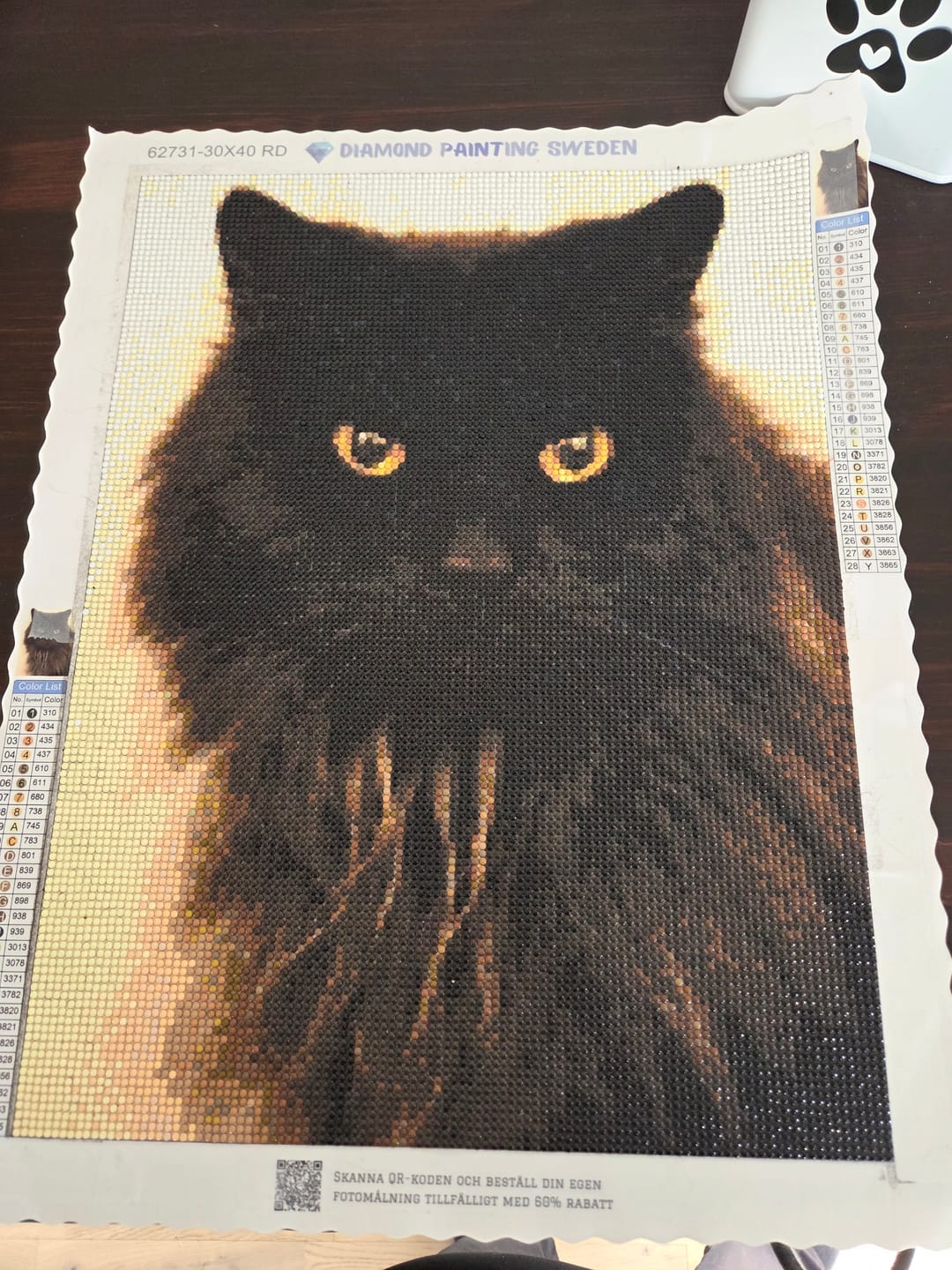 Customer photo review of Eget Foto Diamond Painting