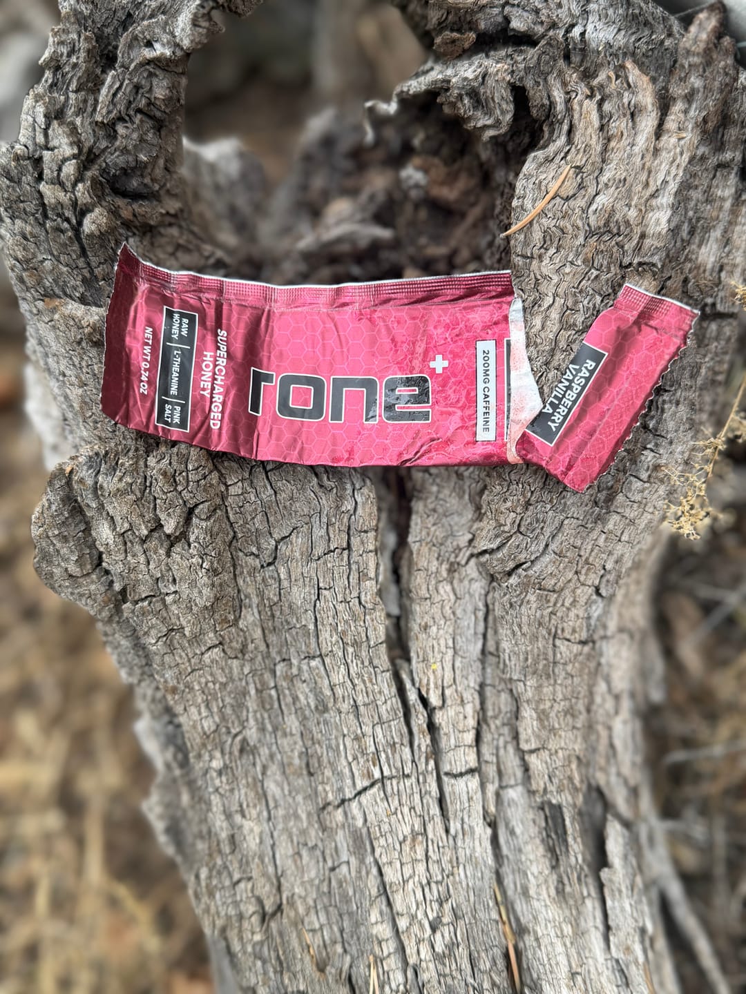 Customer photo review of 200mg Caffeine - Raspberry Vanilla - SuperCharged Honey (20-Pack)