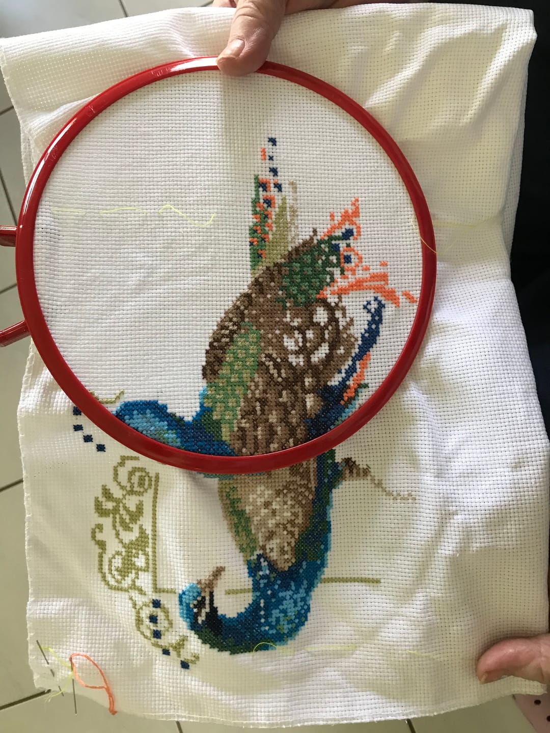 Customer photo review of Lucky peacocks