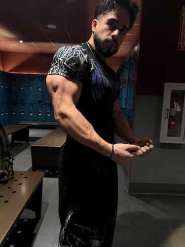 Customer photo review of Void Tech™ Prototype X Short Sleeve Compression [HOLLOW PURPLE]