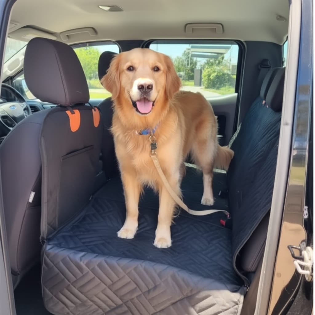 Customer photo review of Paw Protect Car Seat Cover – Ultimate Protection for Your Car 🐾