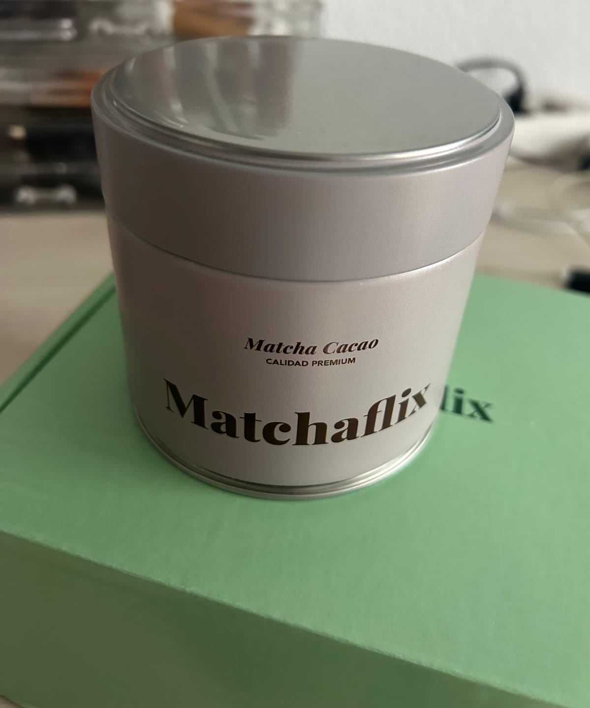 Customer photo review of Té Matcha Premium Cacao