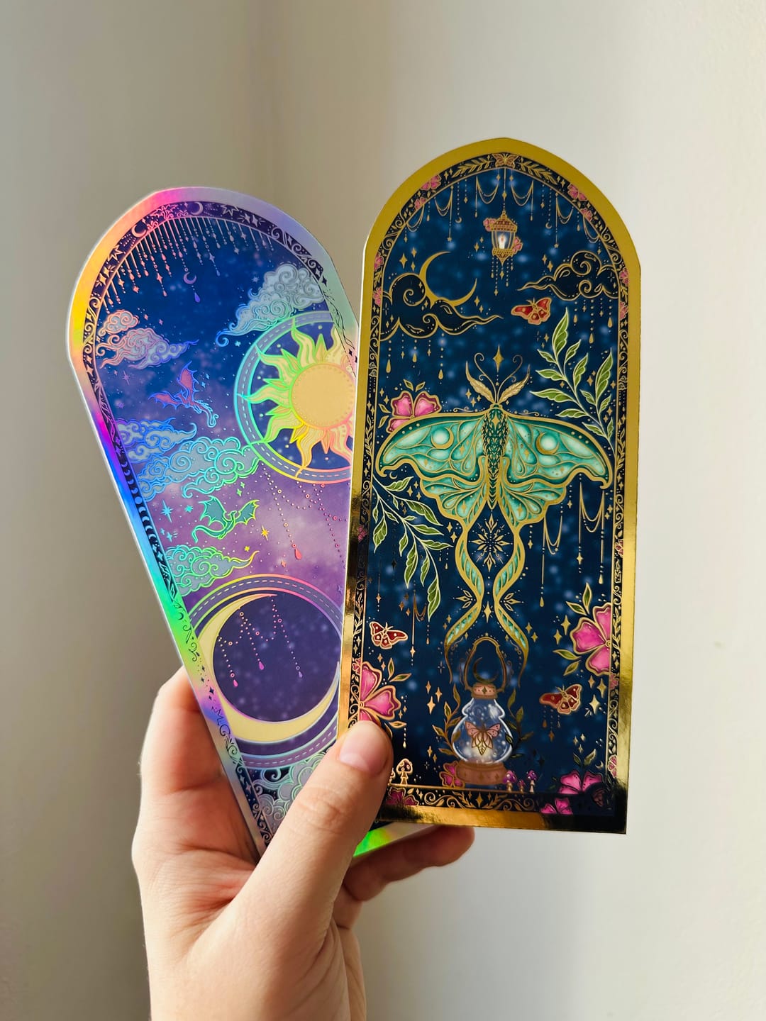 Customer photo review of Enchanted Moth Bookmark