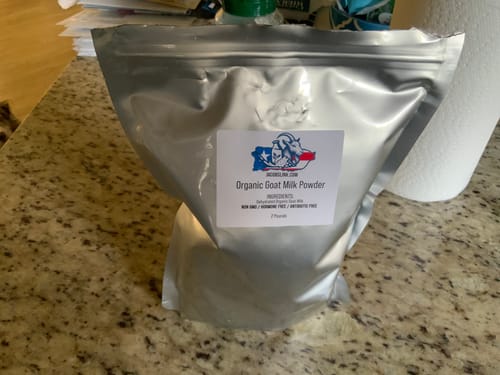 Customer photo review of Organic Goat Milk Powder