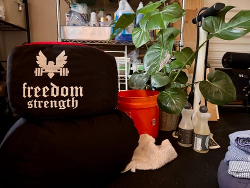 Customer photo review of Strongman Sandbag