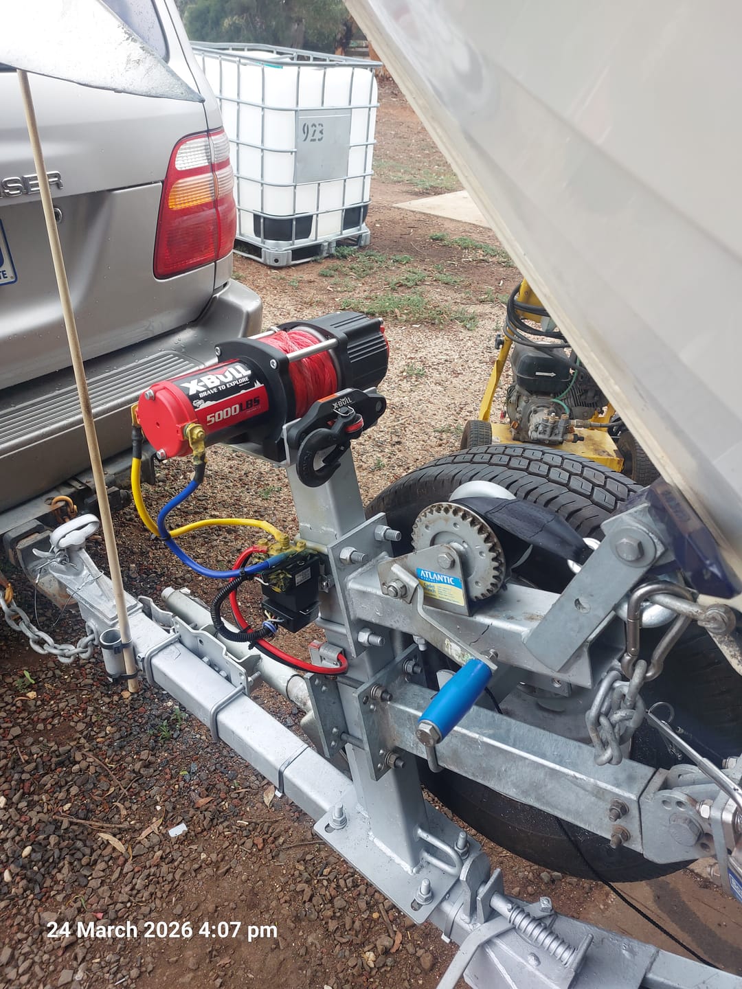 Customer photo review of X-BULL Electric Winch 5000LBS 12V 15.2M Synthetic Rope Wireless ATV UTV 4WD Boat