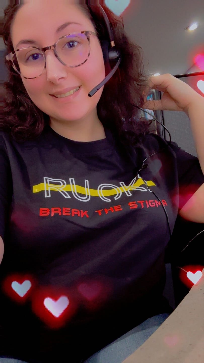 Customer photo review of Stigma-Breaking Tee- Gold Line