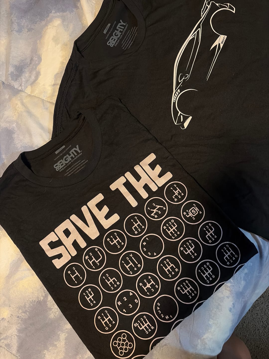 Customer photo review of 80Eighty® Save The Manuals Shirt