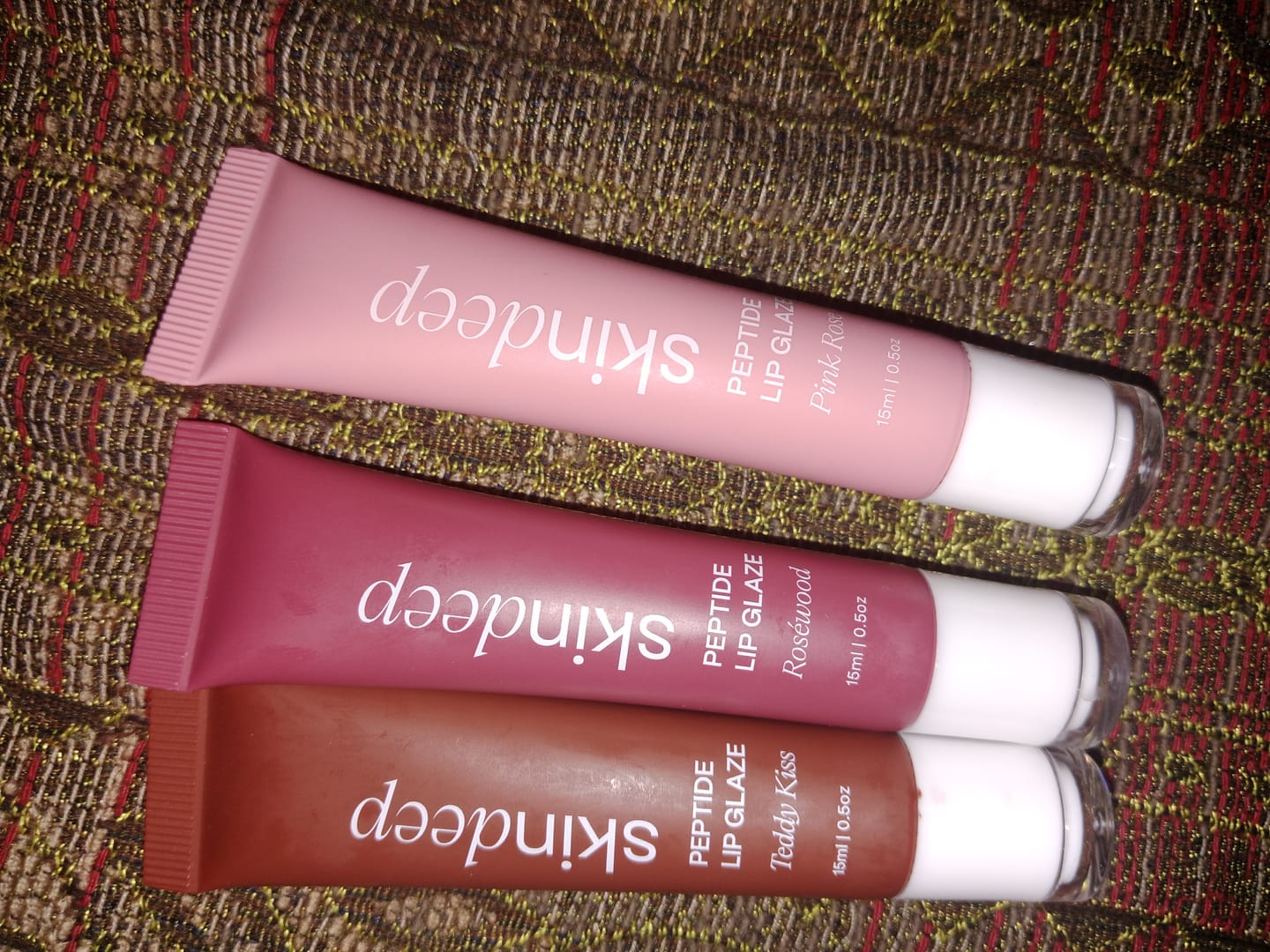 Customer photo review of Peptide Lip Glaze Set