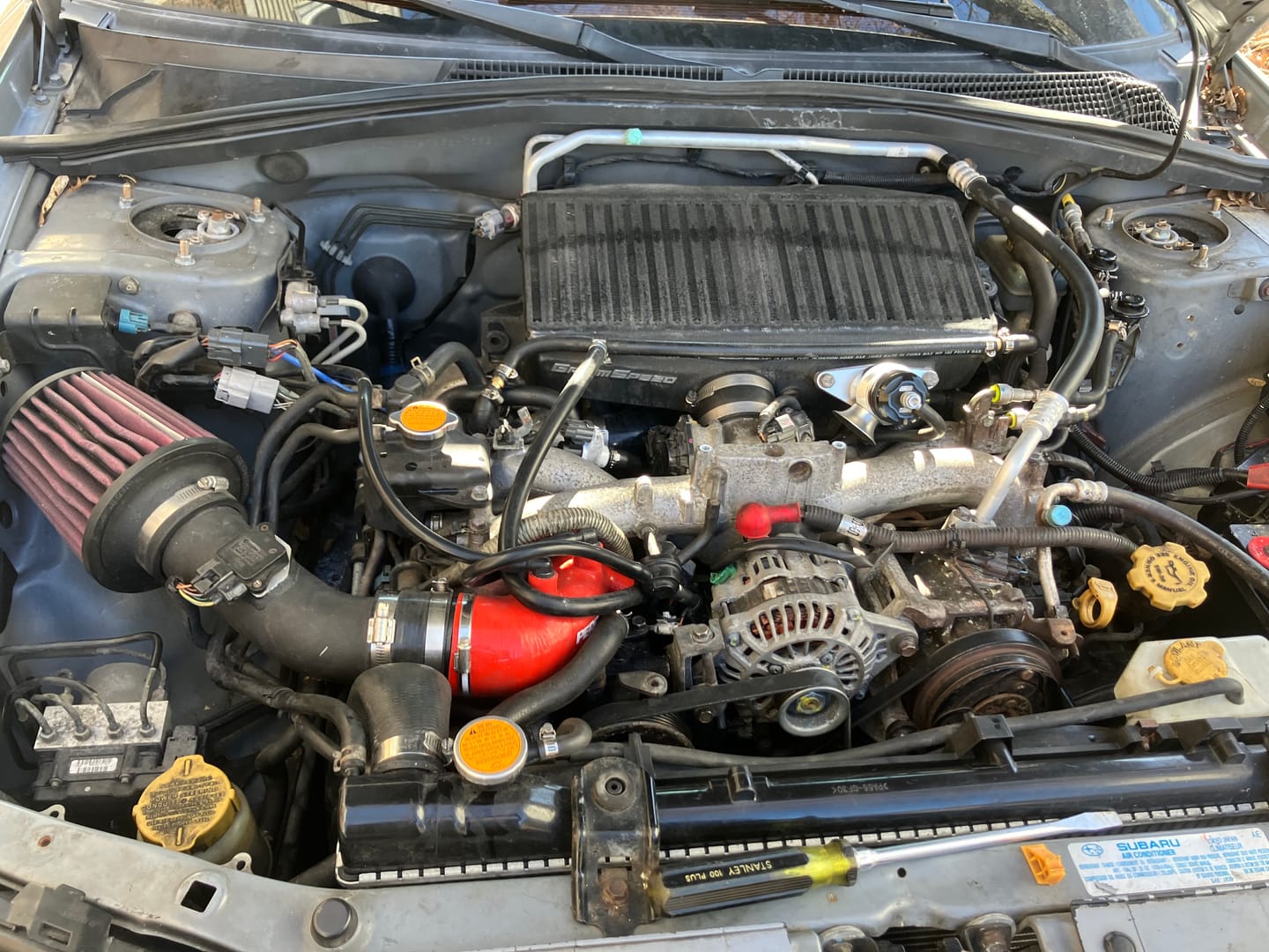 Customer photo review of Turbo Inlet Hose for 2002-2007 WRX, STI, Forester XT