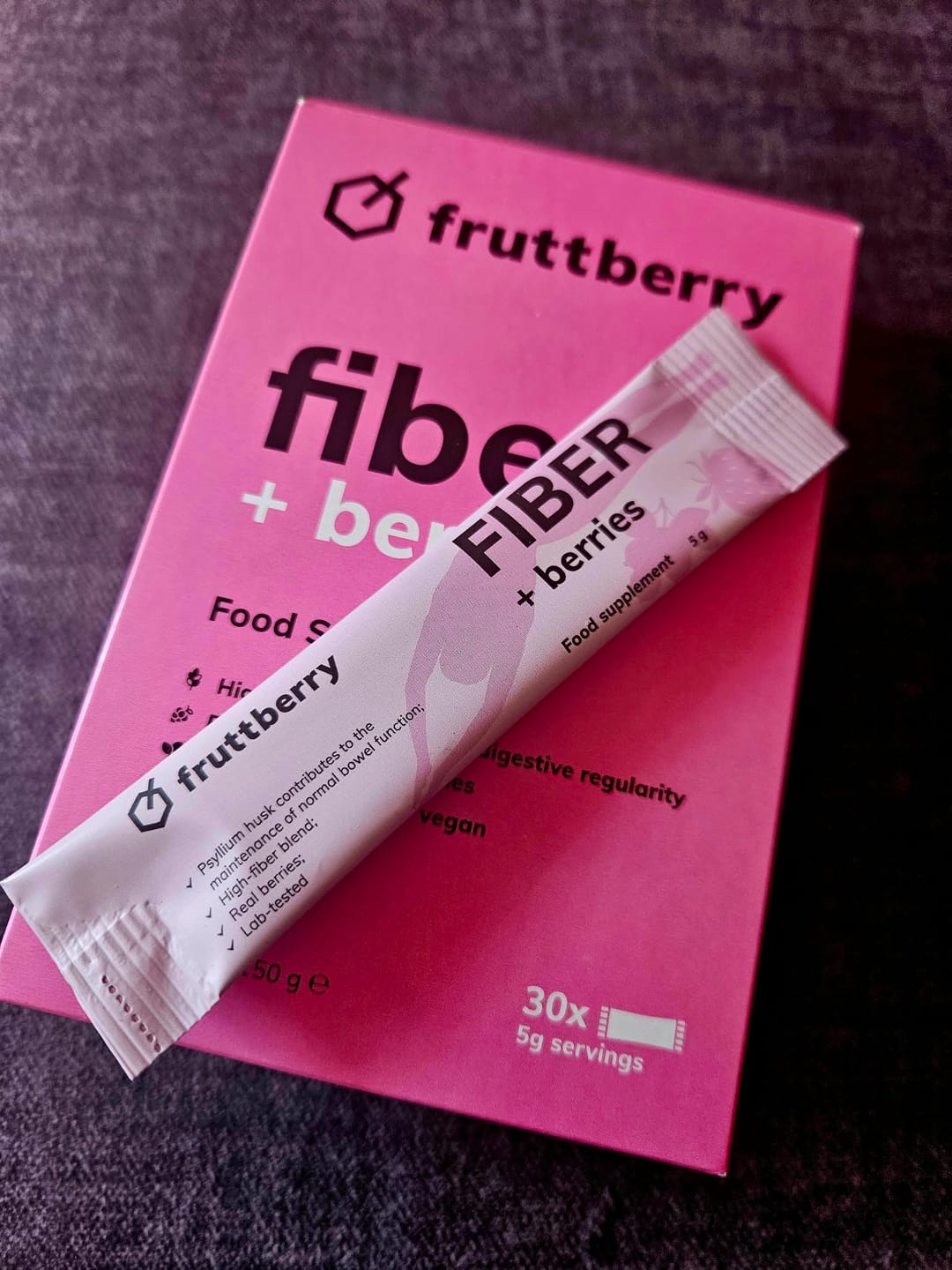 Customer photo review of Maisto papildas fruttberry +fiber skaidulų mišinys su uogomis – 30 vnt porcijų