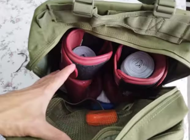 Customer photo review of 45L Tactical Backpack