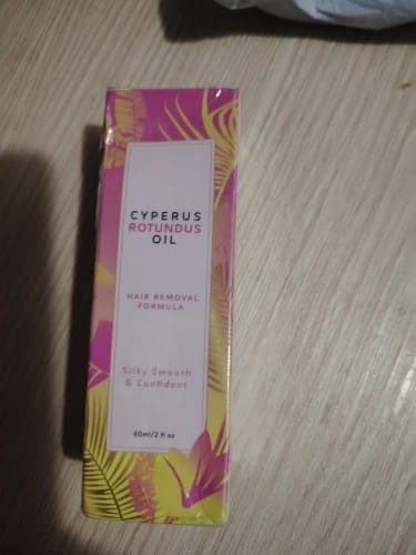 Customer photo review of Cyperus Rotundus Oil for Smooth Skin And Relaxation