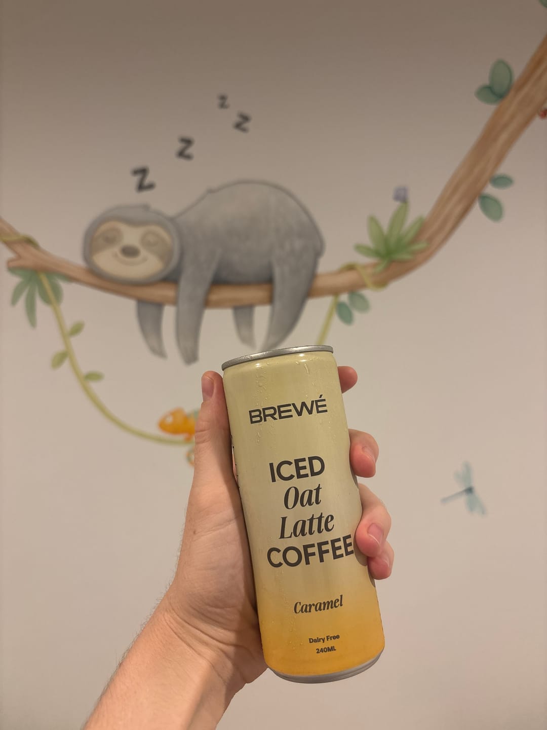 Customer photo review of Iced Oat Caramel Latte