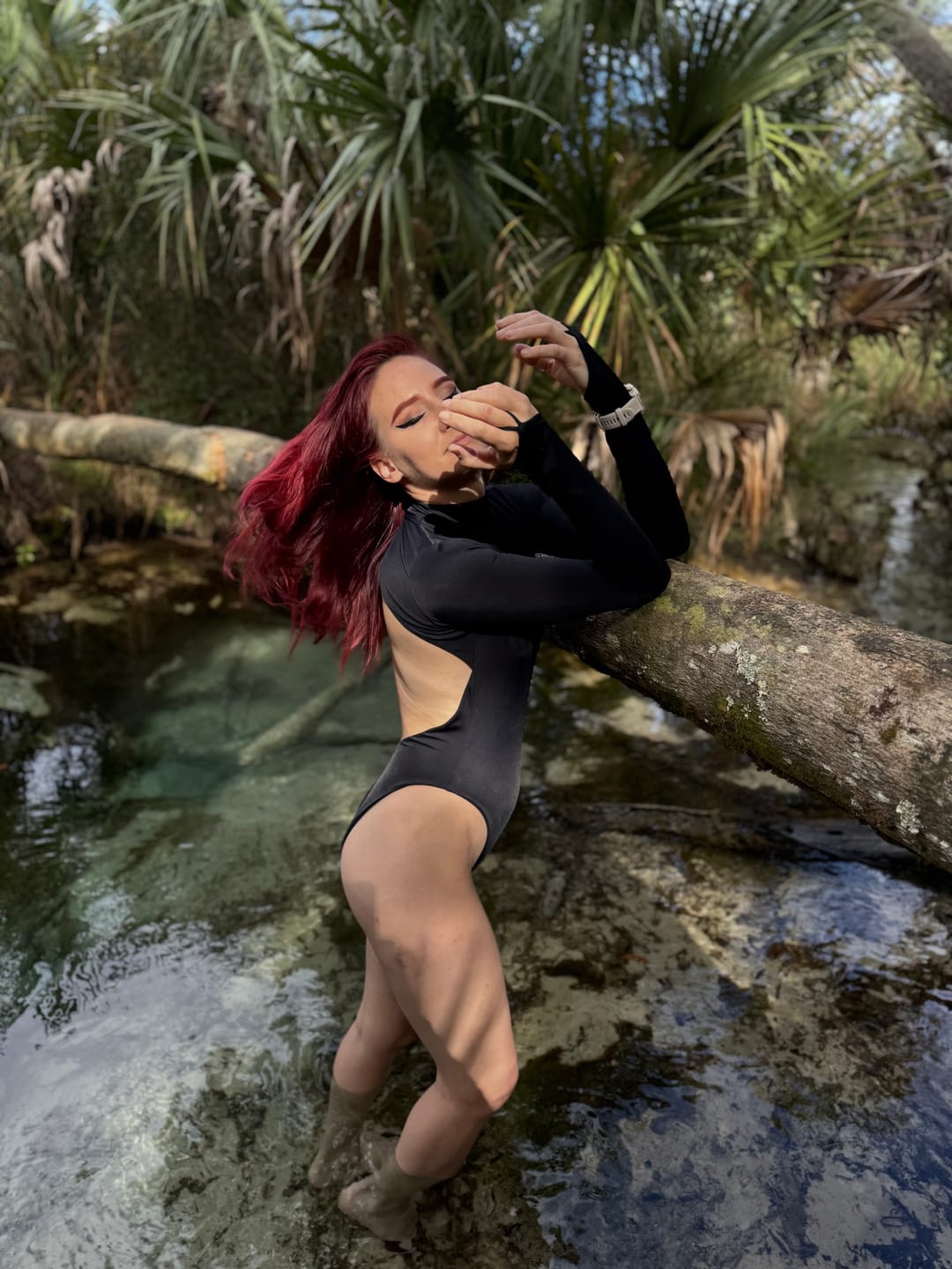 Customer photo review of Luna Long Sleeve Swimwear