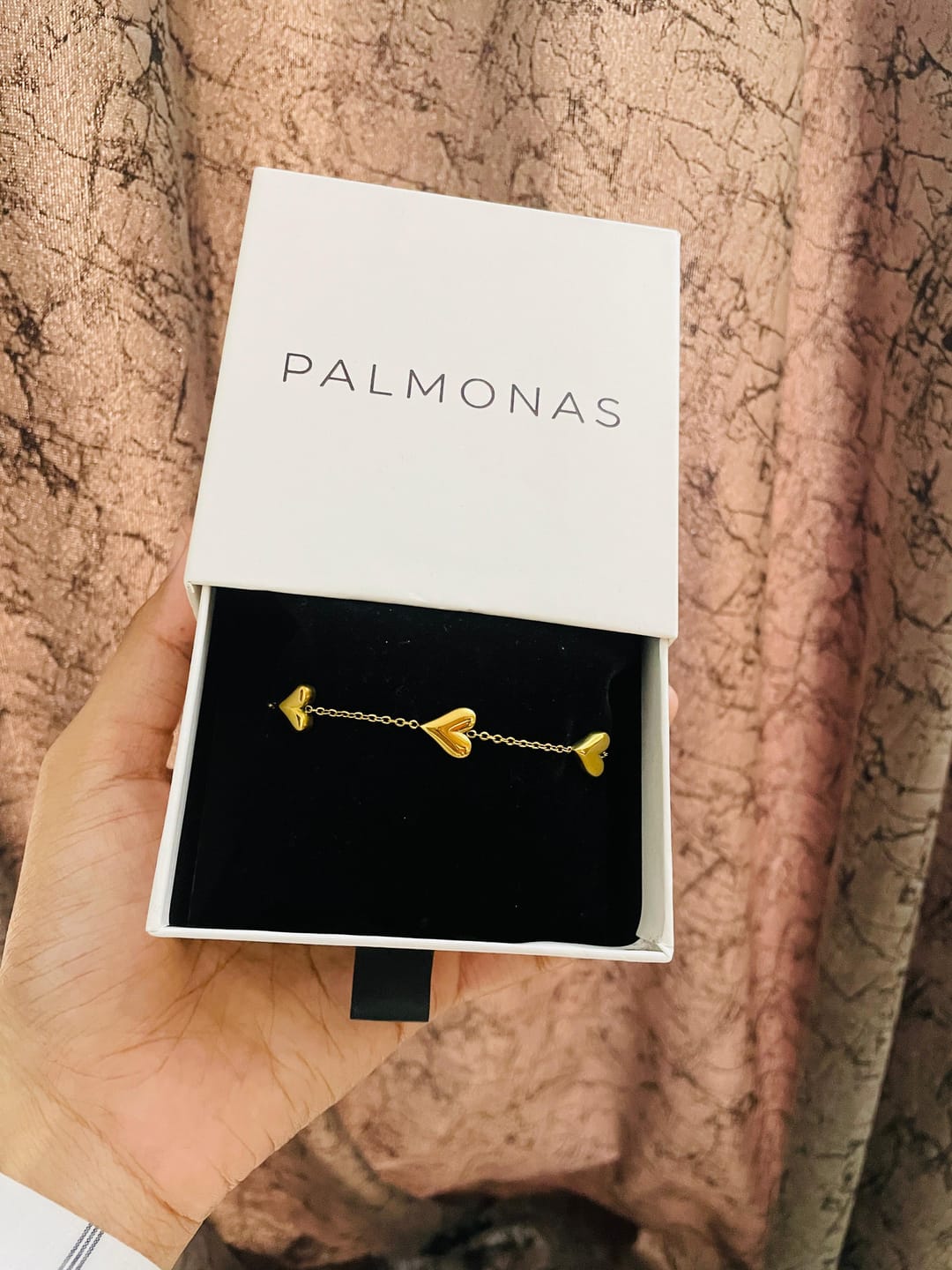 Customer photo review of Lunar Heart Bracelet