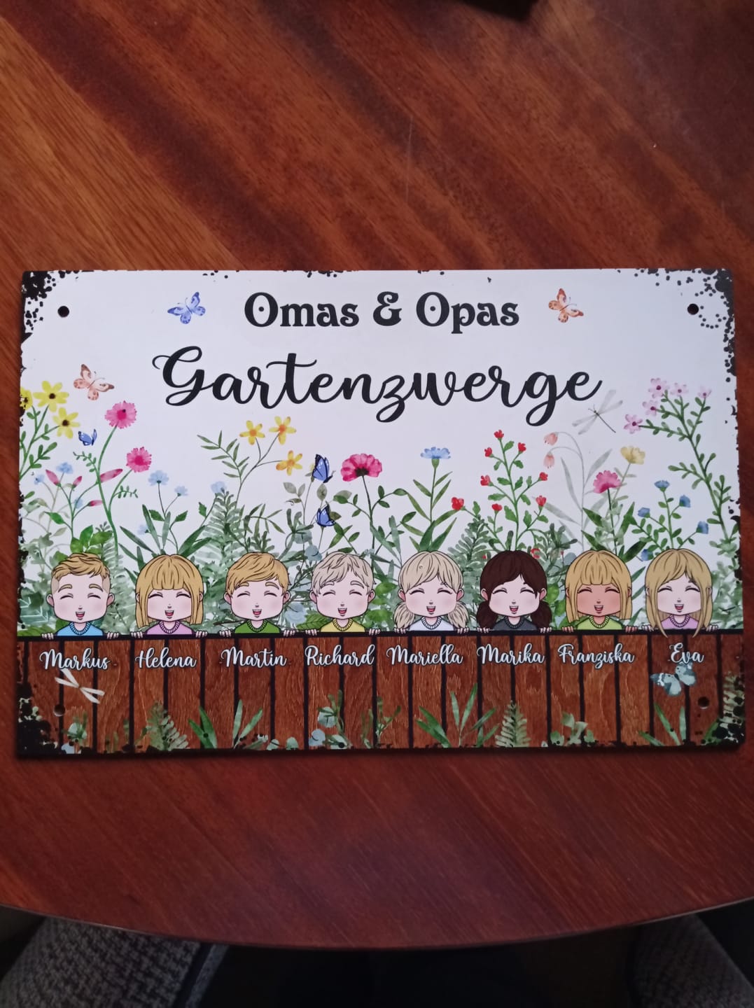 Customer photo review of Omas & Opas Garten - Großeltern-Türschild