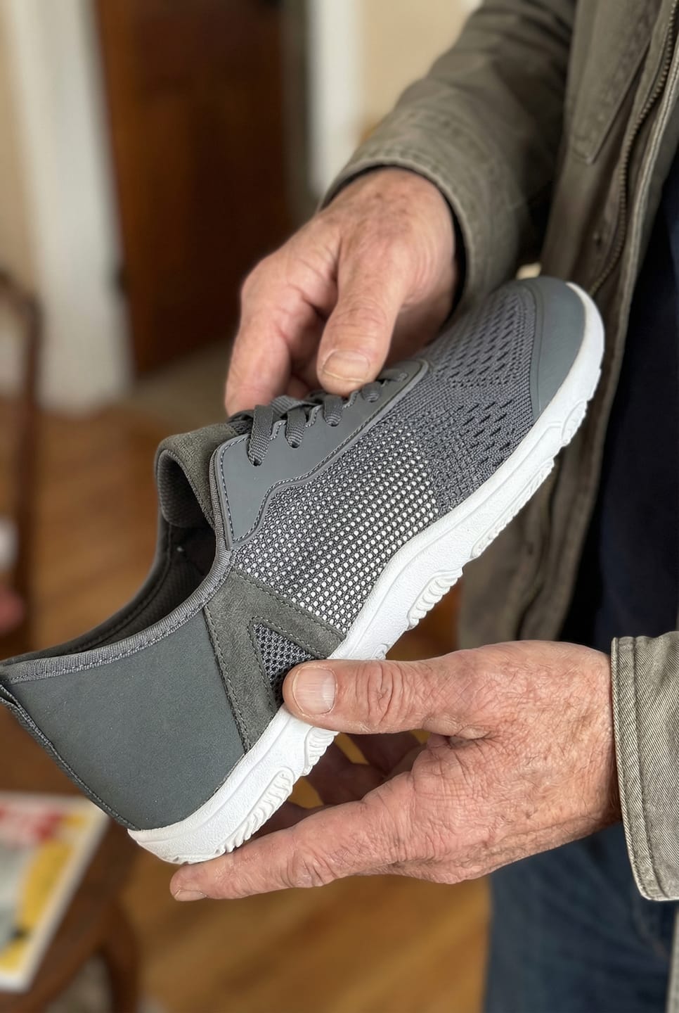 Customer photo review of HF Stride – Hands-Off & Ergonomic Barefoot Shoes